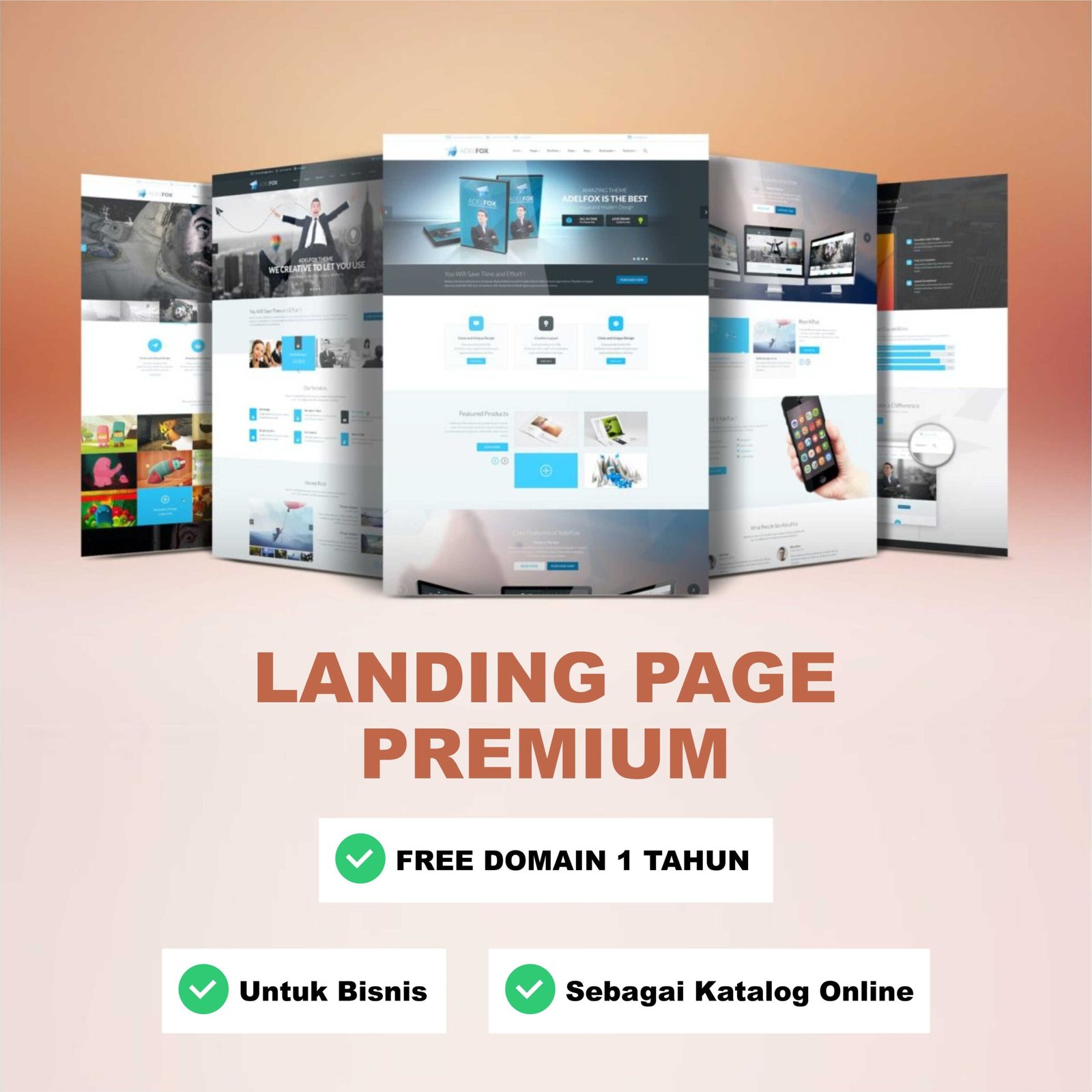Jasa Pembuatan Biolink dan Landing Page Premium 2 Jasa Pembuatan Biolink dan Landing Page Premium