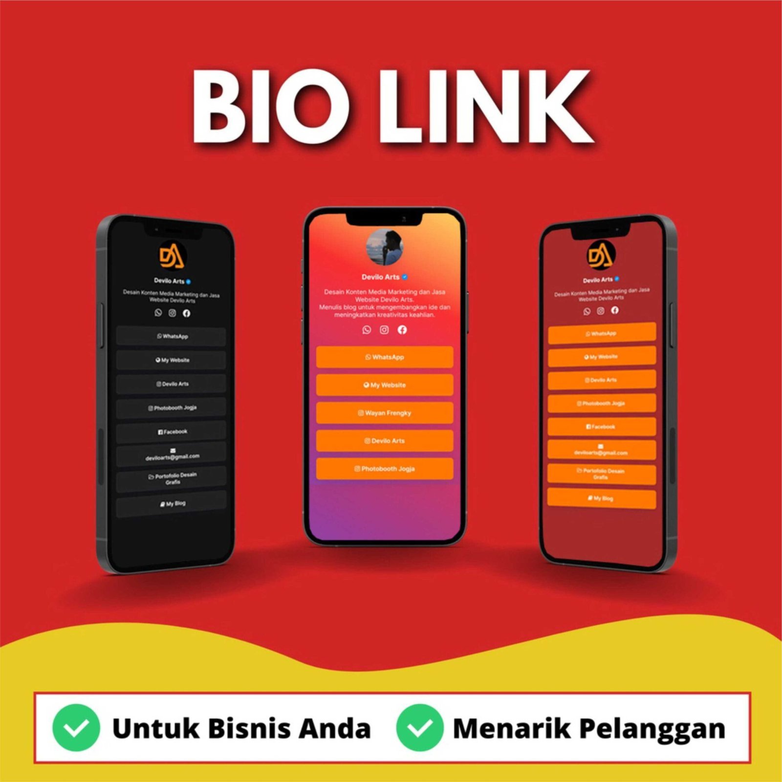 Jasa Pembuatan Biolink dan Landing Page Premium 3 Jasa Pembuatan Biolink dan Landing Page Premium